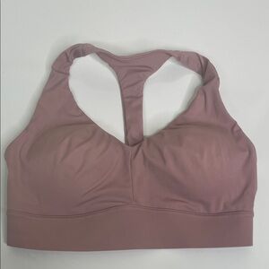 Athleta Yin Sports Bra Dogwood Mauve Pink Size 32/D